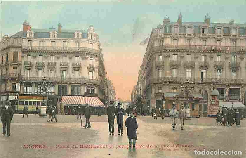 Postkarten: France - 49 - Angers - Place du Ralliement et perspective de la rue d'Alsace - CPA - Voir Scans Rect