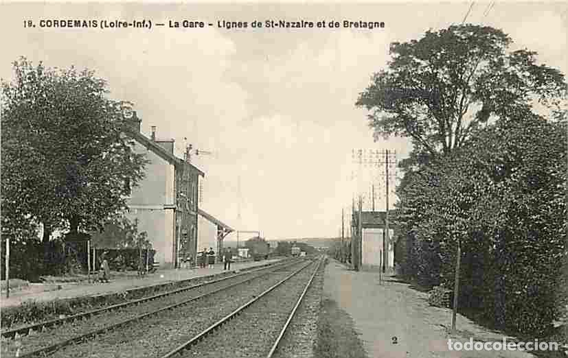 Postales: France - 44 - Cordemais - La Gare - Lignes de St Nazaire et de Bretagne - Anim&eacute;e - CPA - Voir Scans