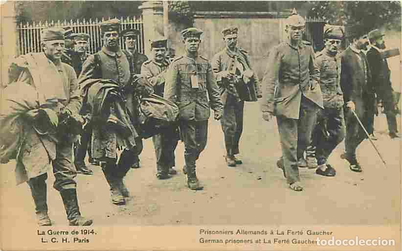 Postkarten: France - 77 - La Fert&eacute; Gaucher - La Guerre de 1914 - Prisonniers Allemands - Anim&eacute;e - Militaria - CP