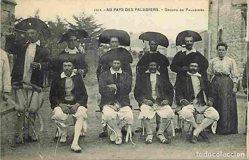 Postkarten: France - 44 - Loire Atlantique - Au Pays des Paludiers - Groupe de Paludiers - Anim&eacute;e - Folklore - C