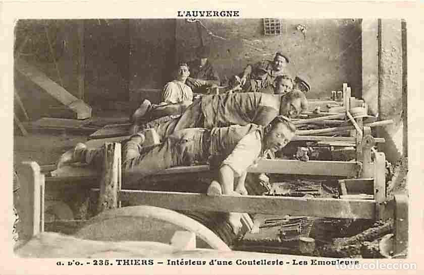 Postkarten: France - 63 - Thiers - Int&eacute;rieur d'une Coutellerie - Les Emouleurs - Anim&eacute;e - CPA - Voir Scans Recto