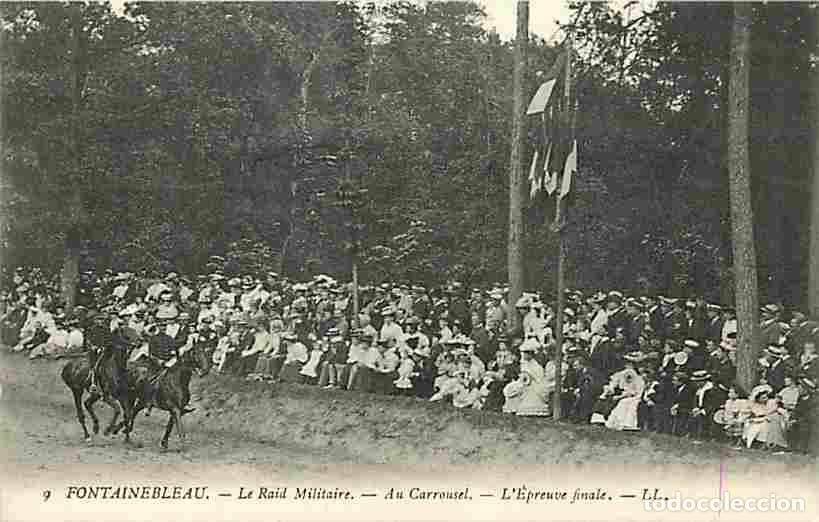 Postkarten: France - 77 - Fontainebleau - Le Raid Militaire - Au Carrousel - L'&eacute;preuve finale - Anim&eacute;e - CPA - V