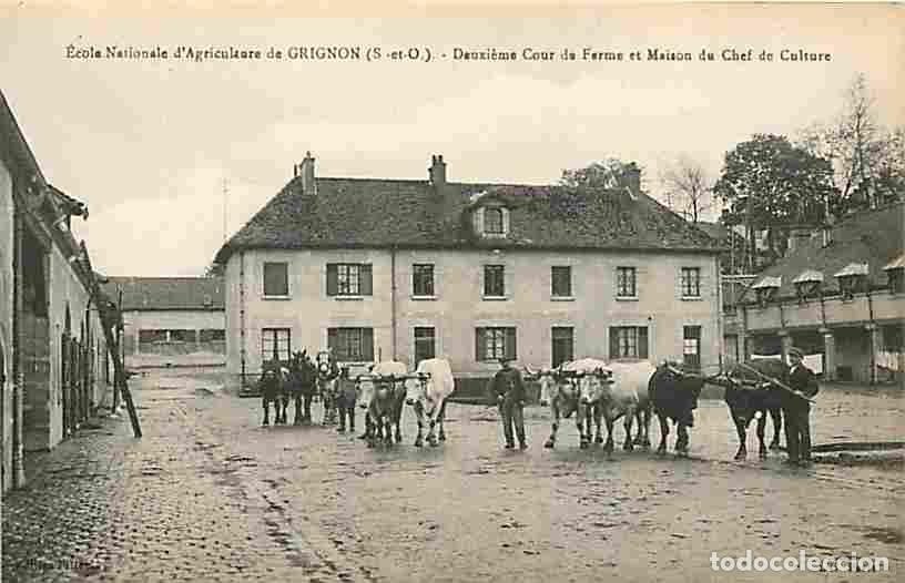 Cartes Postales: France - 78 - Grignon - Ecole Nationale d'Agriculture - Deuxi&egrave;me Cour de Ferme et Maison du Chef de