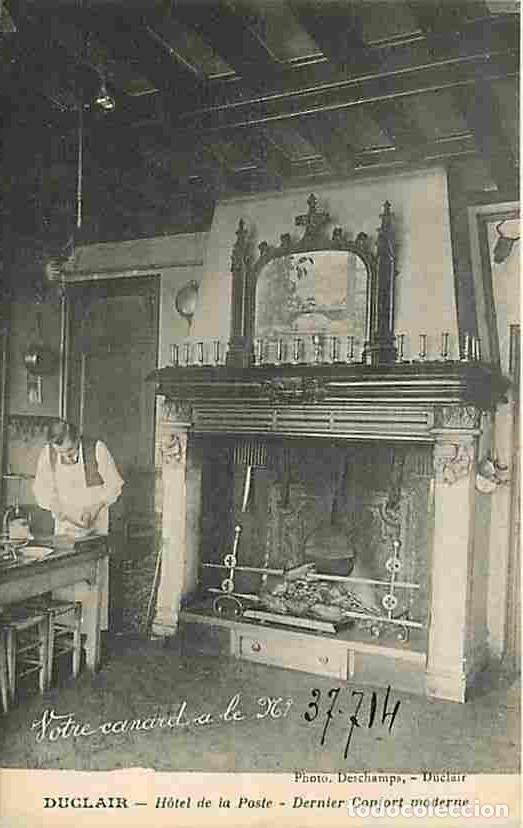 Cartes Postales: France - 76 - Duclair - Hotel de la Poste - Dernier Confort moderne - Anim&eacute;e - CPA - Voyag&eacute;e en 1921