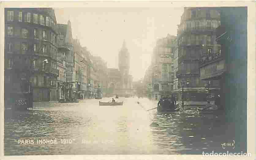 Cartes Postales: France - 75 - Paris - Paris inond&eacute; 1910 - Rue de Lyon - Anim&eacute;e - Carte Photo - CPA - Voir Scans Rect