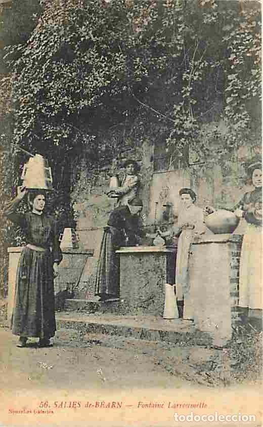 Cartes Postales: France - 64 - Salies de B&eacute;arn - Fontaine Larroumette - Anim&eacute;e - CPA - Voir Scans Recto-Verso