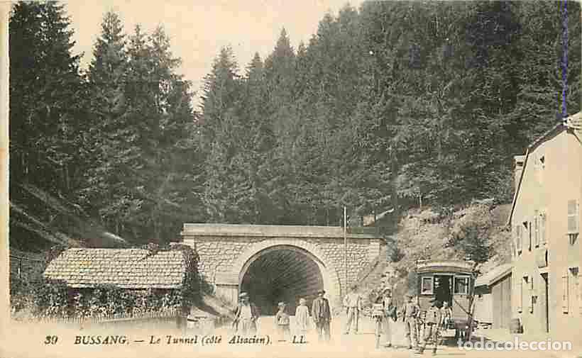 Cartes Postales: France - 88 - Bussang - Le Tunnel cot&eacute; Alsacien - Anim&eacute;e - Correspondance - CPA - Voyag&eacute;e en 1920 -