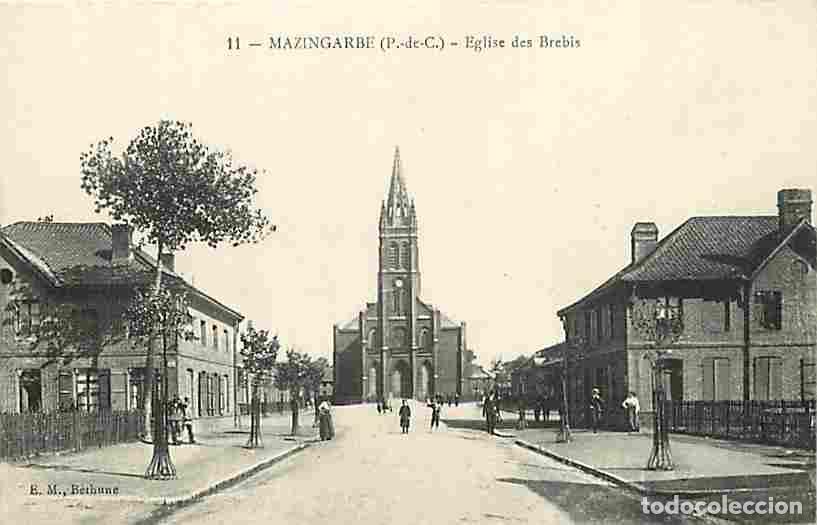 Postales: France - 62 - Mazingarbe - Eglise des Brebis - Anim&eacute;e - CPA - Voir Scans Recto-Verso