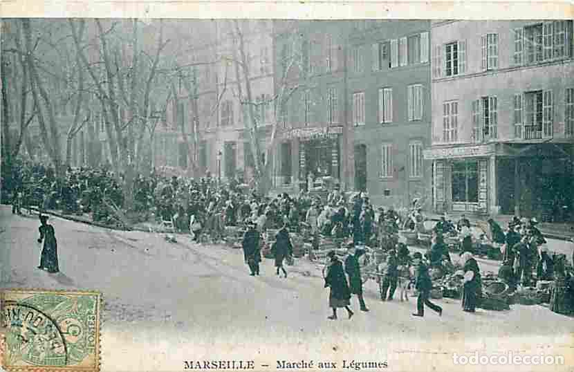 Postales: France - 13 - Marseille - March&eacute; aux L&eacute;gumes - Anim&eacute;e - CPA - Voir Scans Recto-Verso