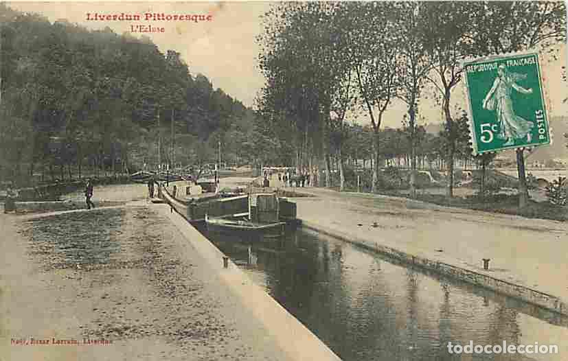 Postales: France - 54 - Liverdun - L'Ecluse - Anim&eacute;e - Bateaux - P&eacute;niche - CPA - Voir Scans Recto-Verso