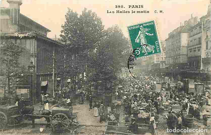 Postales: France - 75 - Paris - Les Halles le Matin - Anim&eacute;e - CPA - Voir Scans Recto-Verso