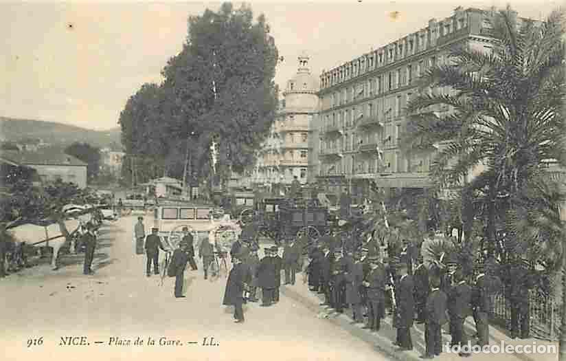 Postales: France - 06 - Nice - Place de la Gare - Anim&eacute;e - CPA - Voir Scans Recto-Verso