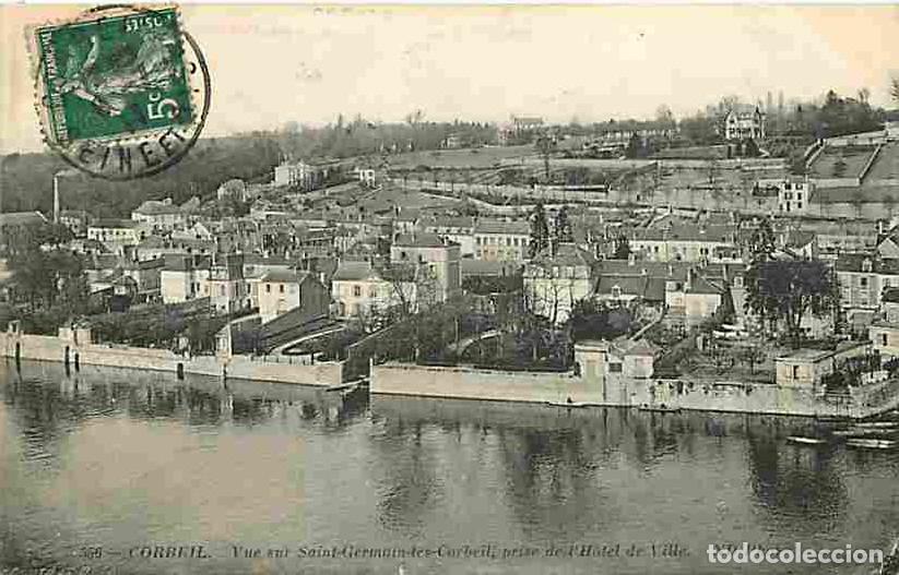 Postales: France - 91 - Corbeil Essonnes - Vue sur Saint Germain les Corbeil prise de l'Hotel de Ville - CPA -