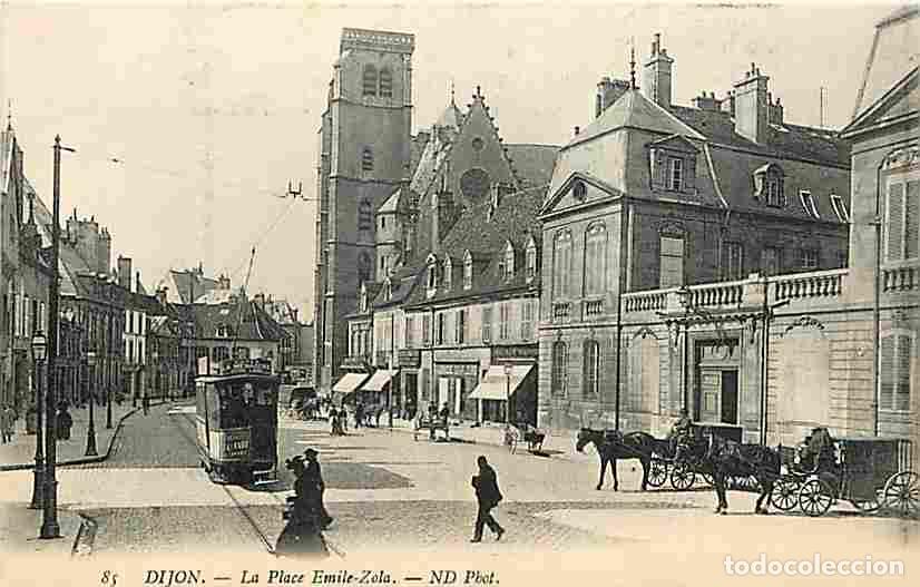 Postkarten: France - 21 - Dijon - La Place Emile Zola - Anim&eacute;e - Tramway - CPA - Voir Scans Recto-Verso