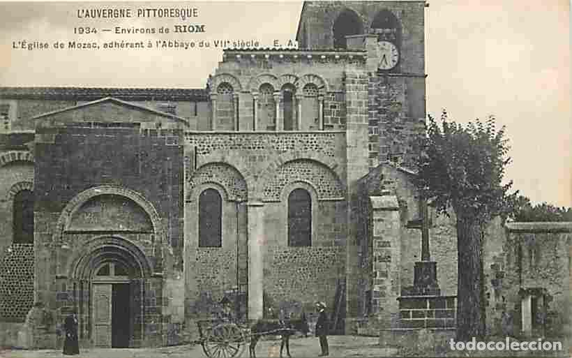 Postkarten: France - 63 - Mozac - L'Eglise - Anim&eacute;e - CPA - Voir Scans Recto-Verso