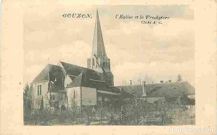 Postkarten: France - 03 - Couzon - L'Eglise et le Presbyt&egrave;re - Anim&eacute;e - CPA - Voir Scans Recto-Verso