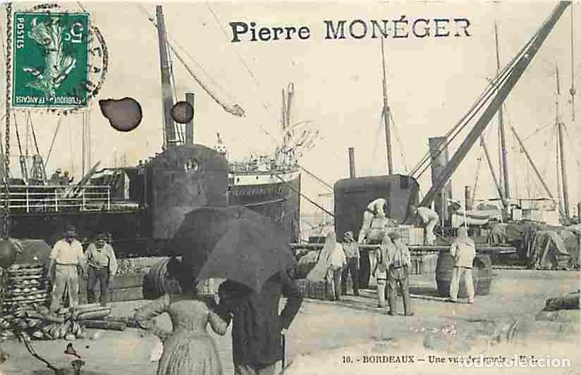 Postkarten: France - 33 - Bordeaux - Une vue des Quais - Anim&eacute;e - Etat Taches - CPA - Voir Scans Recto-Verso