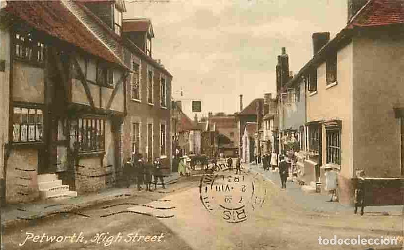 Postales: Royaume Uni - Petworth - High Street - Anim&eacute;e - Coloris&eacute;e - CPA - Voir Scans Recto-Verso