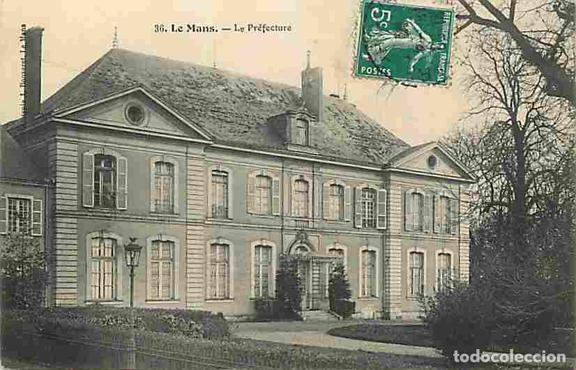 Postales: France - 72 - Le Mans - La Pr&eacute;fecture - Oblit&eacute;ration ronde de 1910 - CPA - Voir Scans Recto-Verso