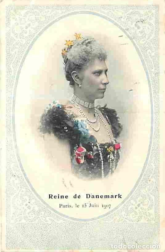 Postales: Danemark - Louise de Su&egrave;de - Reine de Danemark - Paris le 15 Juin 1907 - Histoire - Famille Royale -