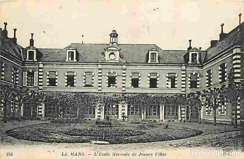 Postales: France - 72 - Le Mans - L'Ecole Normale de Jeune Filles - CPA - Voyag&eacute;e en 1920 - Voir Scans Recto-V