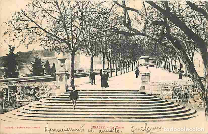 Postales: France - 06 - Grasse - Le Cours - Anim&eacute;e - CPA - Oblit&eacute;ration ronde de 1904 - Voir Scans Recto-Verso