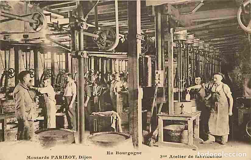 Postales: France - 21 - Dijon - Moutarde Parizot - 3eme Atelier de fabrication - M&eacute;tiers - Anim&eacute;e - Industrie