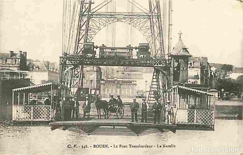 Postales: France - 76 - Rouen - Le Pont Transbordeur - La Nacelle - Anim&eacute;e - CPA - Voir Scans Recto-Verso