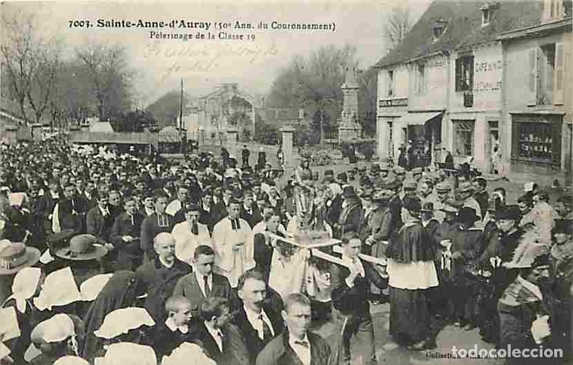 Postales: France - 56 - Sainte Anne d'Auray - 50e Anniversaire du Couronnement - P&egrave;lerinage de la Classe 19 -