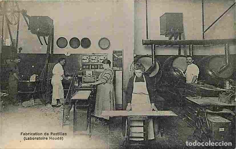 Postais: France - 75 - Paris - Laboratoire Hous&eacute; - Fabrication de Pastilles - Anim&eacute;e - CPA - Oblit&eacute;ration ron