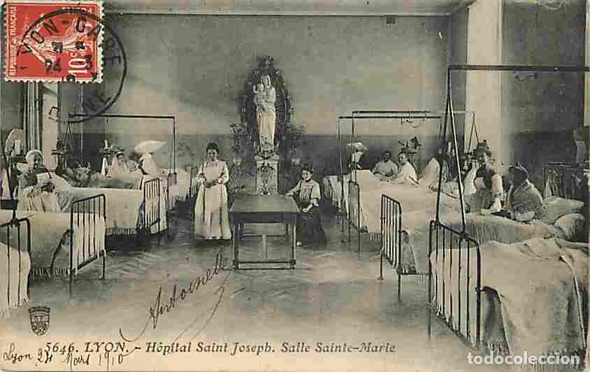 Postais: France - 69 - Lyon - Hopital Saint Joseph - Salle Sainte Marie - Soeurs - Anim&eacute;e - CPA - Oblit&eacute;ratio