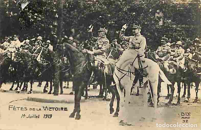 Postais: France - 75 - Paris - Fete de la Victoire - 14 Juillet 1919 - Militaria - CPA - Oblit&eacute;ration ronde d