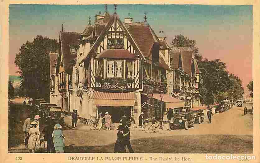 Postais: France - 14 - Deauville - Rue D&eacute;sir&eacute; Le Hox - Anim&eacute;e - Coloris&eacute;e - Automobiles - CPA - Voir Scans Re