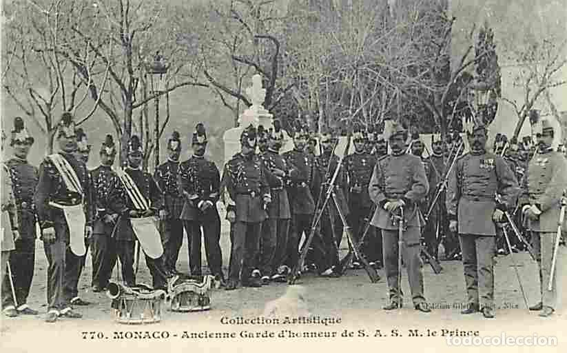Cartes Postales: Monaco - Ancienne Garde d'honneur de S.A.S.M Le Prince - Militaria - CPA - Voir Scans Recto-Verso