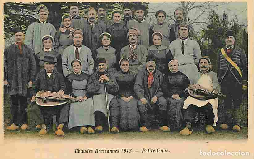 Cartes Postales: France - 01 - Ain - Ebaudes Bressannes 1913 - Petite Tenue - Anim&eacute;e - Coloris&eacute;e - Folklore - Sc&egrave;nes