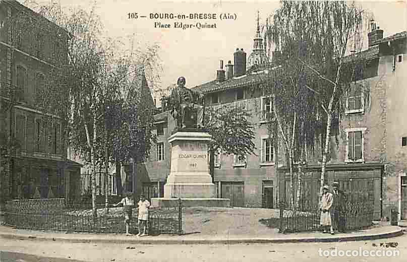 Cartoline: France - 01 - Bourg en Bresse - Place Edgar Quinet - Anim&eacute;e - CPA - Voir Scans Recto-Verso