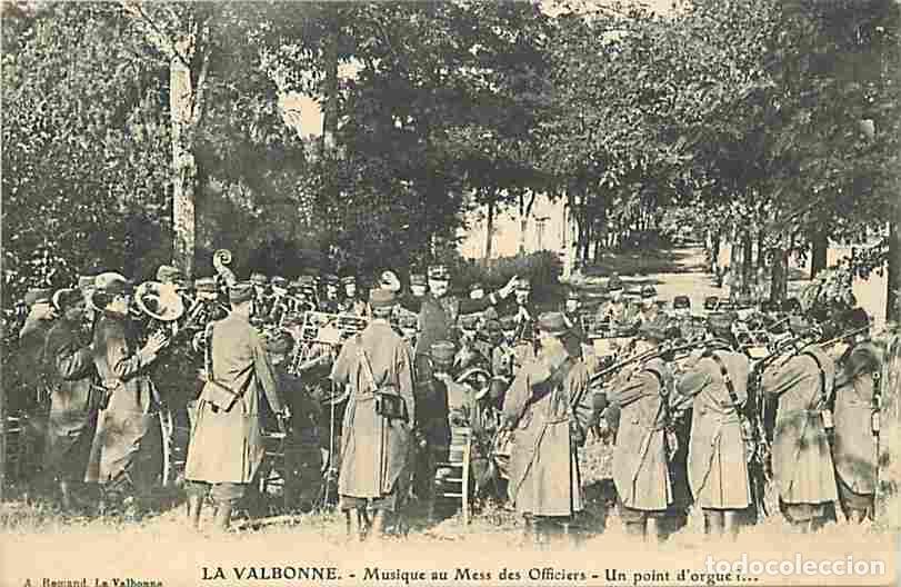 Cartoline: France - 01 - La Valbonne - Musique au Mess des Officiers - Anim&eacute;e - Militaria - CPA - Voir Scans Re