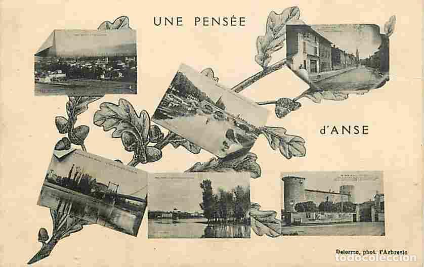 Cartoline: France - 69 - Anse - Multivues - CPA - Voyag&eacute;e en 1923 - Voir Scans Recto-Verso