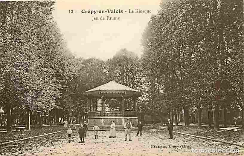 Cartoline: France - 60 - Cr&eacute;py en Valois - Le Kiosque &agrave; Musique - Jeu de Paume - Anim&eacute;e - CPA - Voir Scans Rect