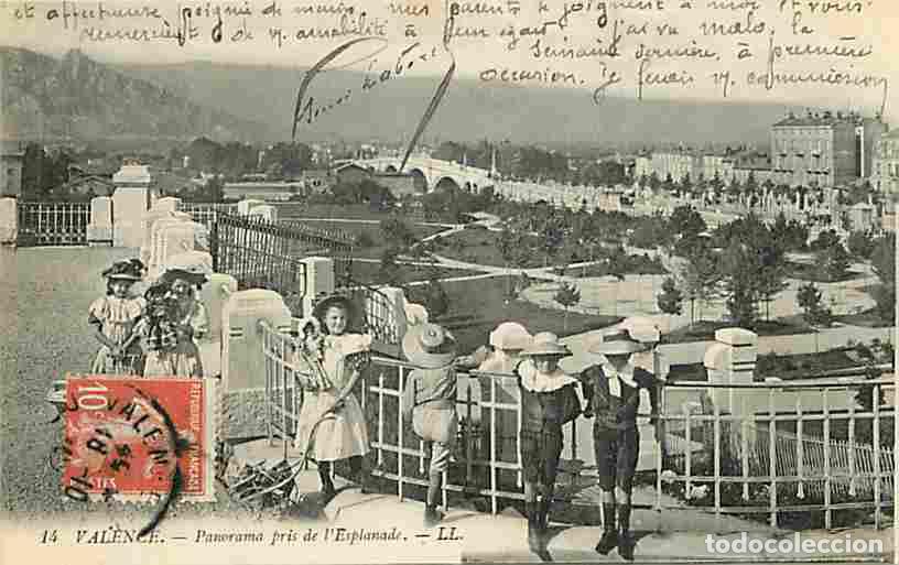 Postcards: France - 26 - Valence - Panorama pris de l'Esplanade - Anim&eacute;e - CPA - Voir Scans Recto-Verso