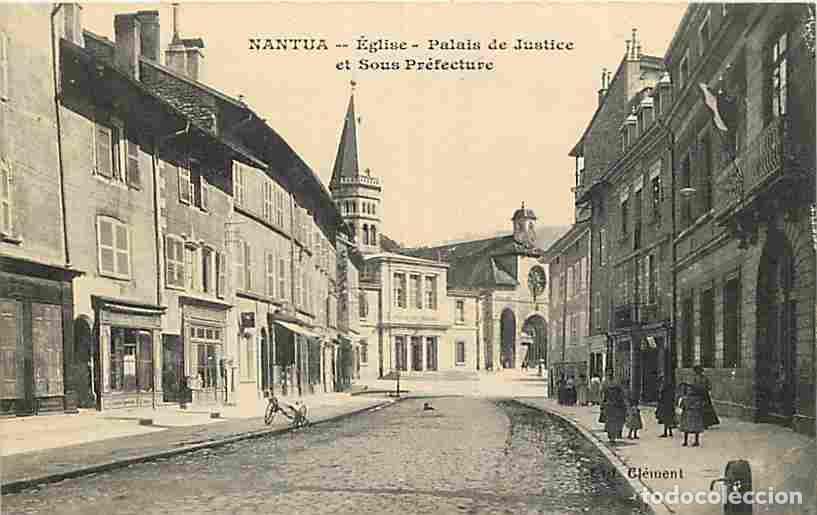 Postcards: France - 01 - Nantua - Eglise - Palais de Justice - Sous Pr&eacute;fecture - Anim&eacute;e - CPA - Voir Scans Rect