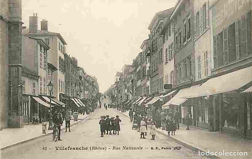 Postcards: France - 69 - Villefranche - Rue Nationale - Anim&eacute;e - CPA - Voir Scans Recto-Verso