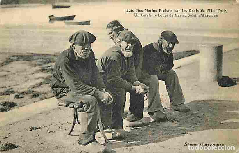 Postcards: France - 29 - Ile Tudy - Nos Marins Bretons sur les Quais - Sc&egrave;nes et Types - CPA - Voir Scans Recto