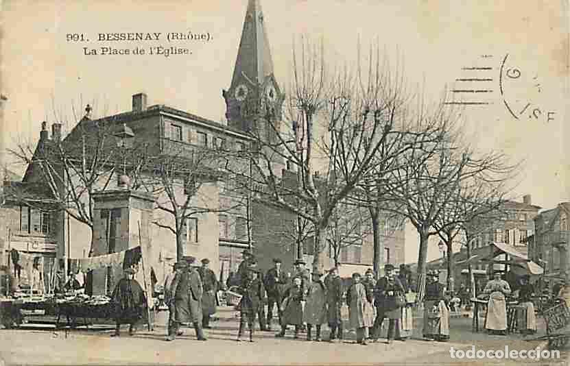 Cartes Postales: France - 69 - Bessenay - La Place de l'Eglise - Anim&eacute;e - CPA - Voir Scans Recto-Verso