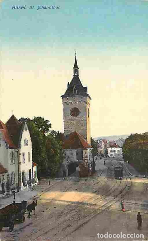 Postais: Suisse - Bale - Basel - St Johannthor - Anim&eacute;e - Coloris&eacute;e - CPA - Voir Scans Recto-Verso