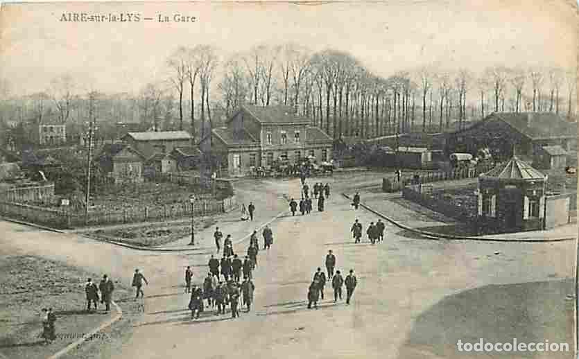 Postais: France - 62 - Aire sur la Lys - La Gare - Anim&eacute;e - CPA - Voir Scans Recto-Verso