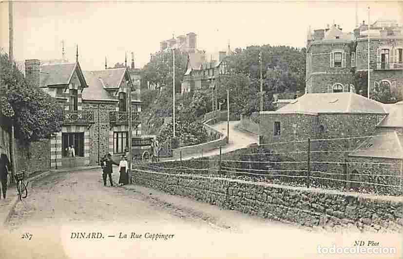 Postkarten: France - 35 - Dinard - La Rue Coppinger - Anim&eacute;e - CPA - Voir Scans Recto-Verso