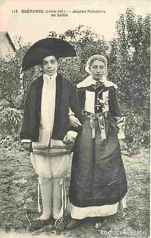 Postkarten: France - 44 - Gu&eacute;rande - Jeunes Paludiers de Saill&eacute; - Anim&eacute;e - Folklore - CPA - Voir Scans Recto-Ver