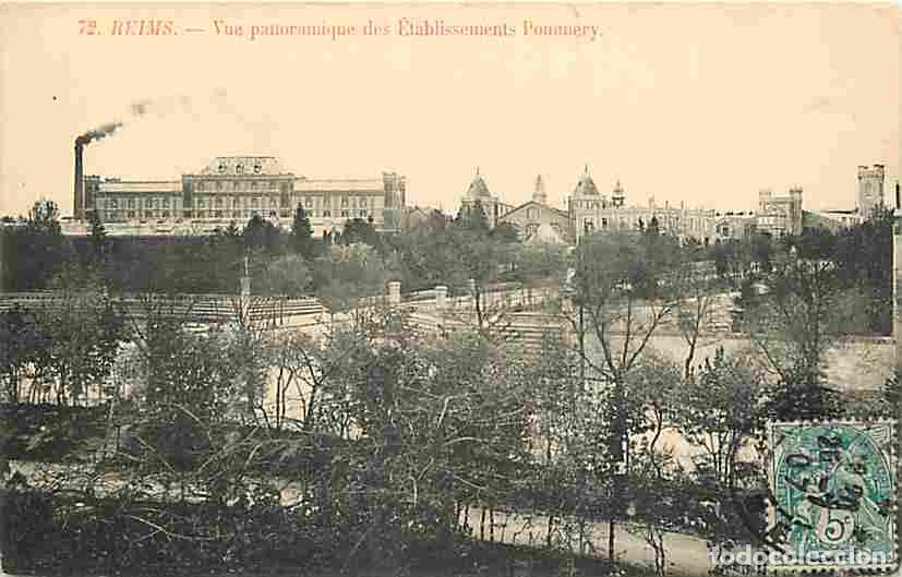 Postkarten: France - 51 - Reims - Vue panoramique des Etablissements Pommery - CPA - Voir Scans Recto-Verso