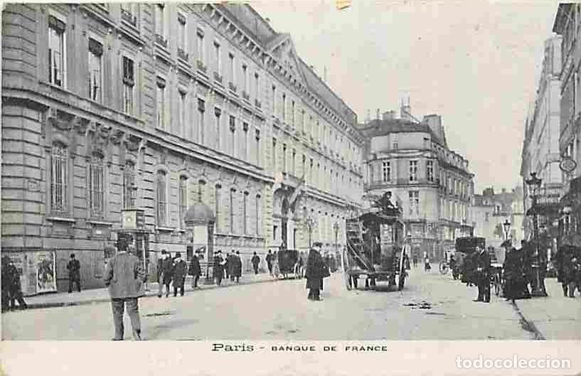 Cartoline: France - 75 - Paris - Banque de France - Anim&eacute;e - Fiacres - CPA - Voir Scans Recto-Verso